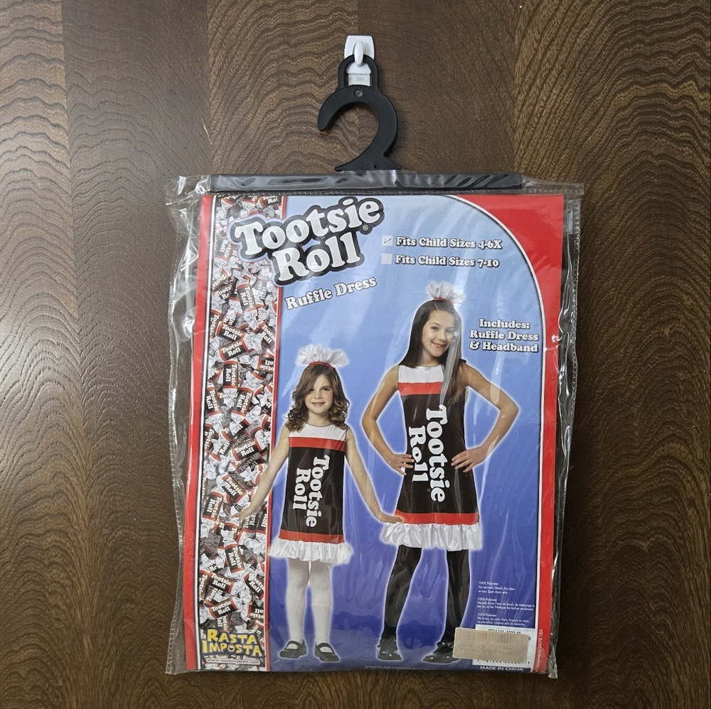Tootsie Roll Ruffle Dress Costume for Kids